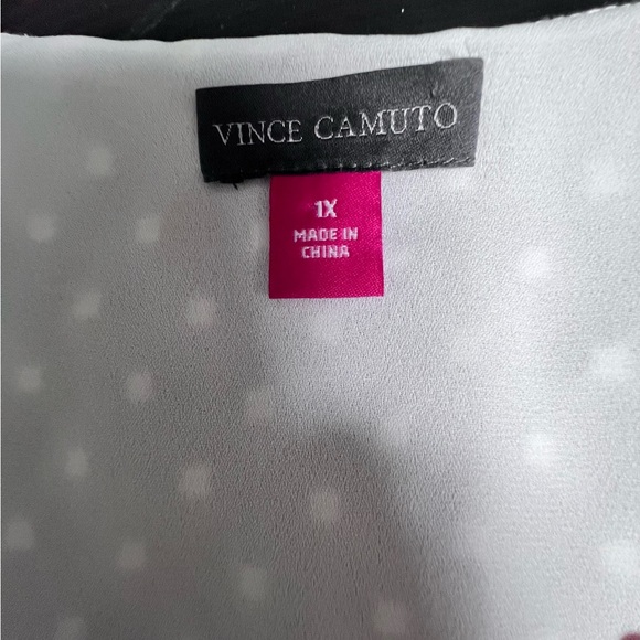 Vince Camuto Ivory V-Neck Blouse with Ruffled Sleeves - Picture 8 of 12